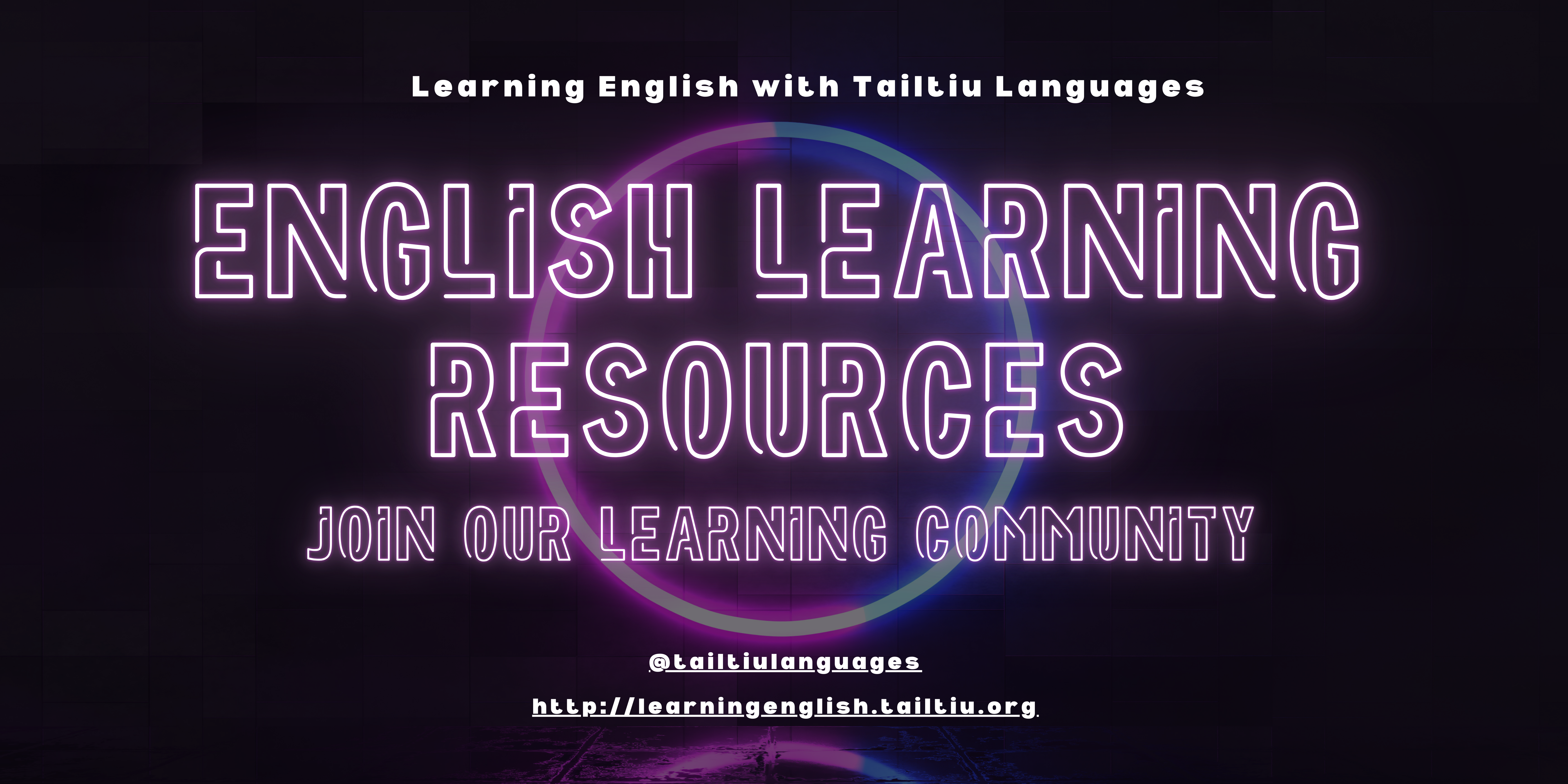 English Learning Resources English Learning Resources