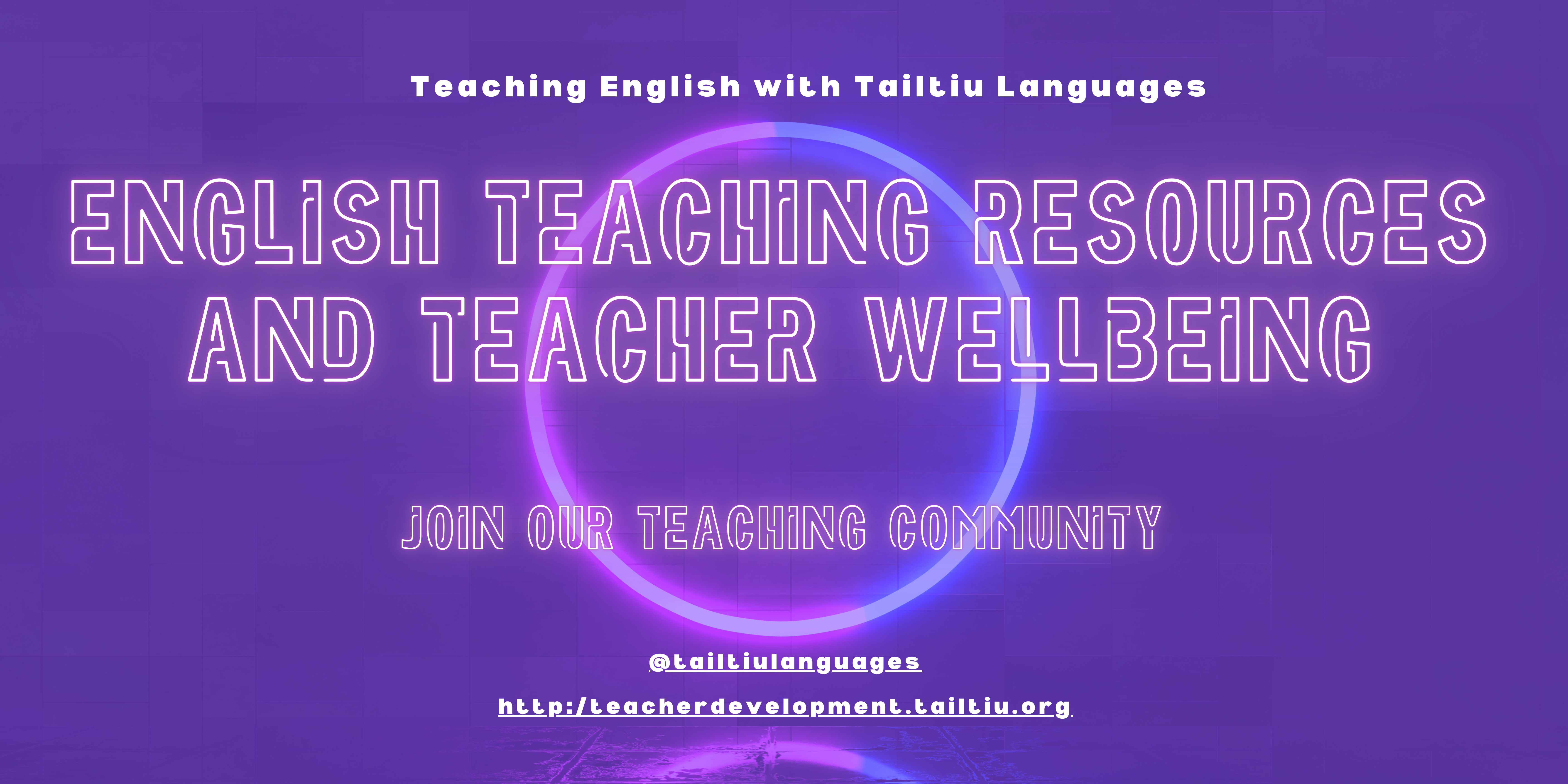 English Teaching Resources and Teacher Wellbeing English Teaching Resources and Teacher Wellbeing