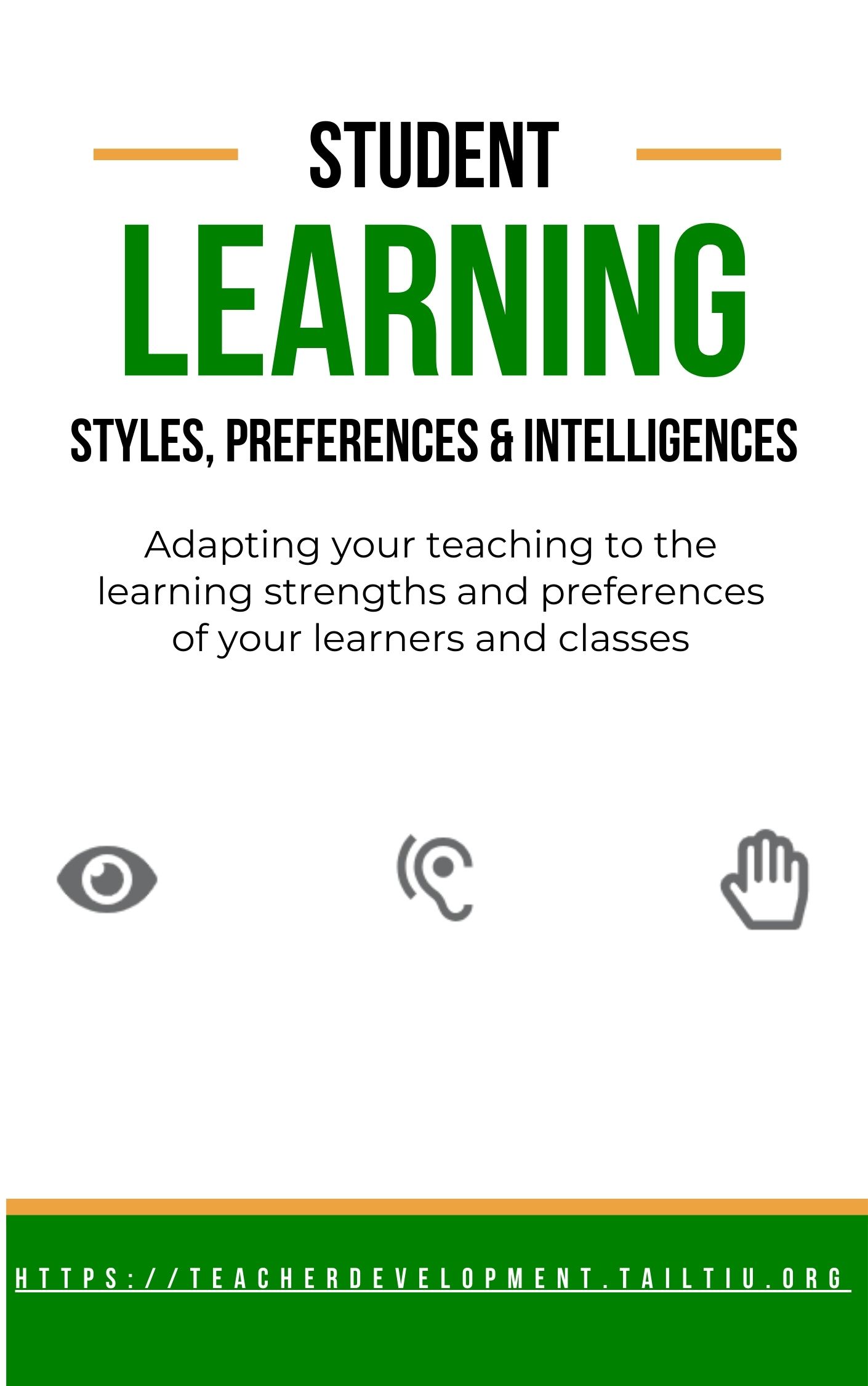 Student Learning Styles, Preferences & Intelligences. Student Learning Styles, Preferences & Intelligences.